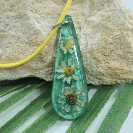 Colier / Pandantiv - Colier cu flori de pai