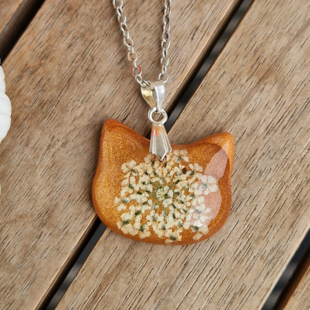 Colier cu floarea de morcov - pisică [1]