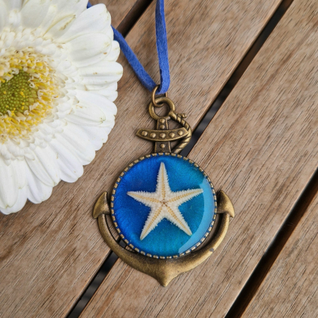 Colier cu stele de mare și scoici - ancoră [1]