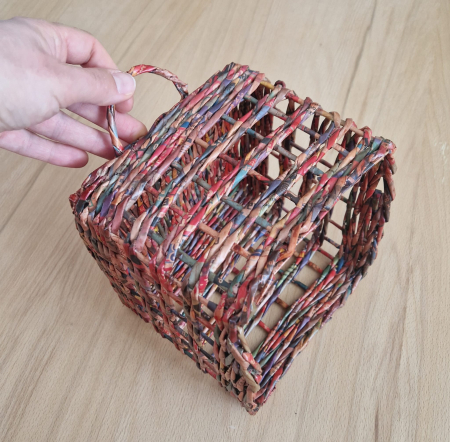 Coș de depozitare din hârtie reciclată [1]