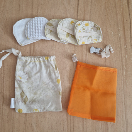 Dischete cosmetice - Dischete cosmetice - imprimeu floral