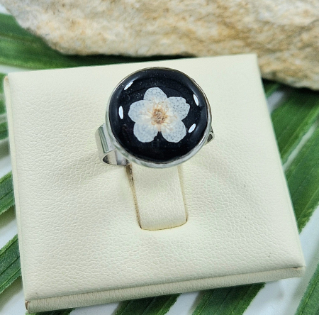 Inel - Inel oțel cu nu-mă-uita