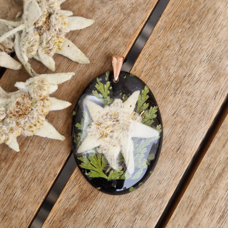 Havasi gyopár aranyozott ezüst medál [1]