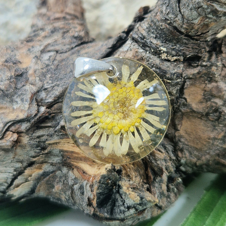 Nyaklánc / Medál - Százszorszép ezüst medál