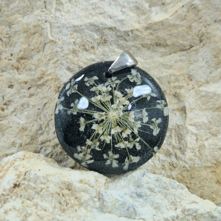 Nyaklánc / Medál - Mezei turbolya  ezüst medál