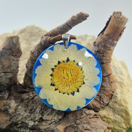 Nyaklánc / Medál - Margaréta ezüst medál