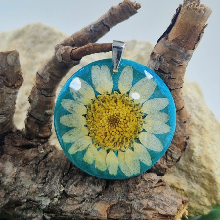 Pandantiv argint cu margaretă