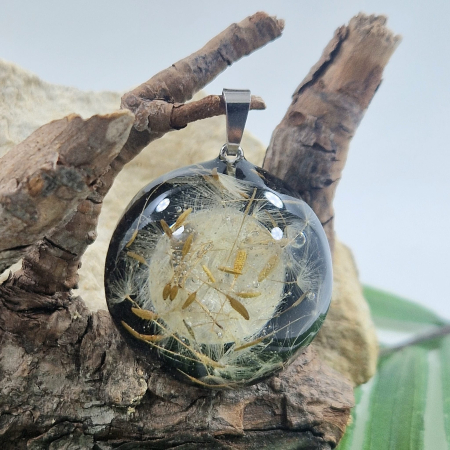 Nyaklánc / Medál - Pitypang 3D ezüst medál