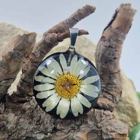 Nyaklánc / Medál - Margaréta ezüst medál  3D