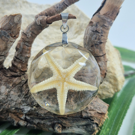 Colier / Pandantiv - Pandantiv din oțel cu comorile mării