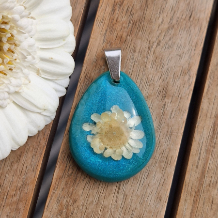 Szalmavirág acél medál [1]