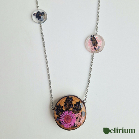 Nyaklánc / Medál - Vadvirág acél nyaklánc
