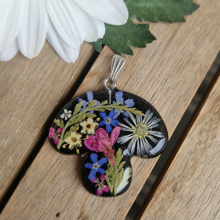 Vadvirág acél medál [1]