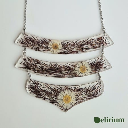 Nyaklánc / Medál - Vadvirág acél nyaklánc