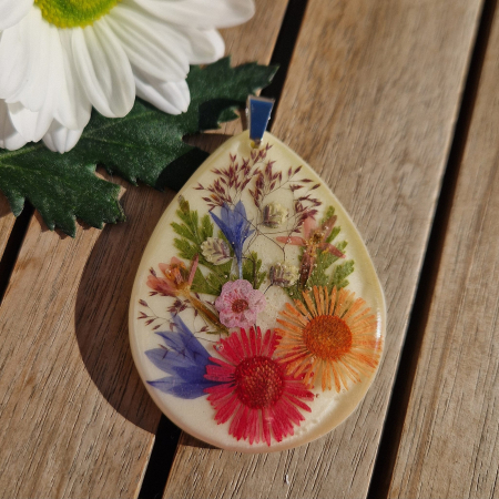 Vadvirág acél medál [1]