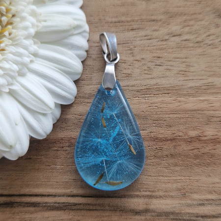 Pandantiv oțel cu păpădie [1]