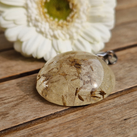 Pandantiv oțel cu păpădie [2]