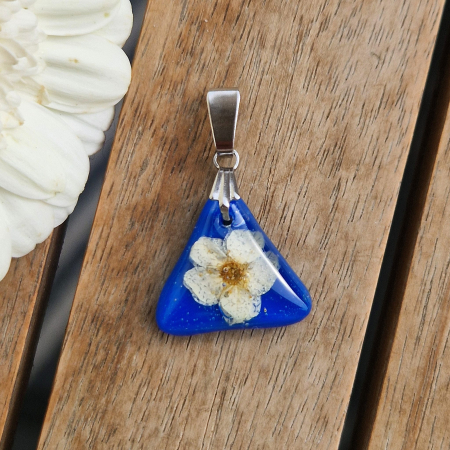 Pandantiv oțel cu floarea de prun [1]