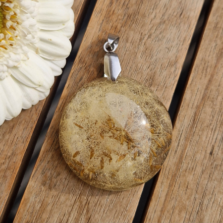 Pandantiv oțel cu păpădie [1]