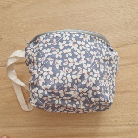 Săculeț pentru ronțăieli - Sac pentru ronțăieli cu fermoar - floral