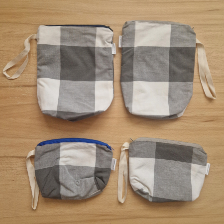 Sac pentru ronțăieli cu fermoar - gri [1]