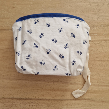 Săculeț pentru ronțăieli - Sac pentru ronțăieli cu fermoar - floral