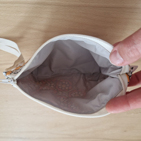 Sac pentru ronțăieli cu fermoar - floral [1]