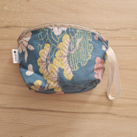 Săculeț pentru ronțăieli - Sac pentru ronțăieli cu fermoar - floral