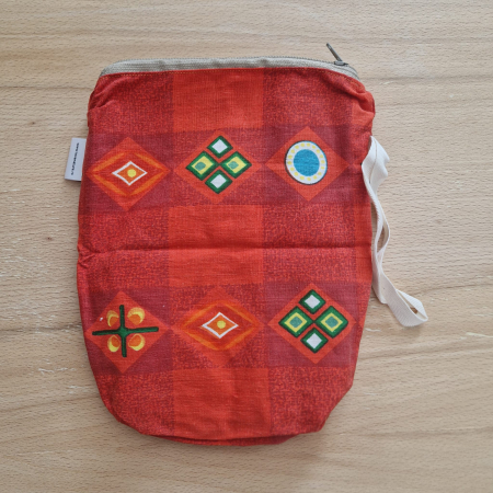 Săculeț pentru ronțăieli - Sac pentru ronțăieli cu fermoar - portocaliu