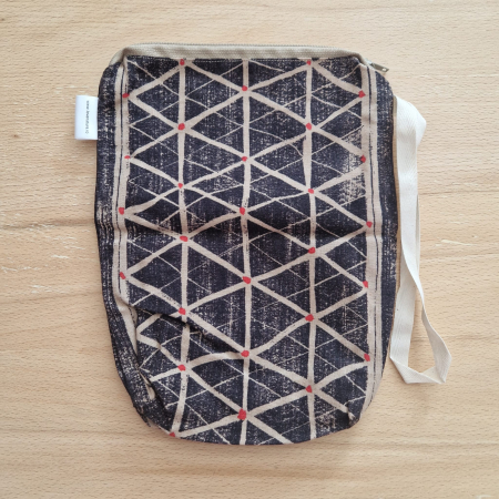 Săculeț pentru ronțăieli - Sac pentru ronțăieli cu fermoar - negru