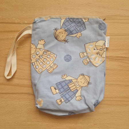 Nasi-tasi - Nasi-tasi cipzárral - albastru