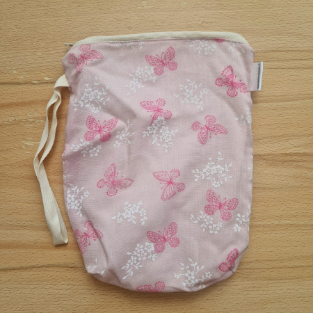 Nasi-tasi - Nasi-tasi cipzárral - rózsaszín