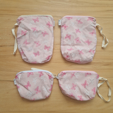 Nasi-tasi cipzárral - rózsaszín [1]