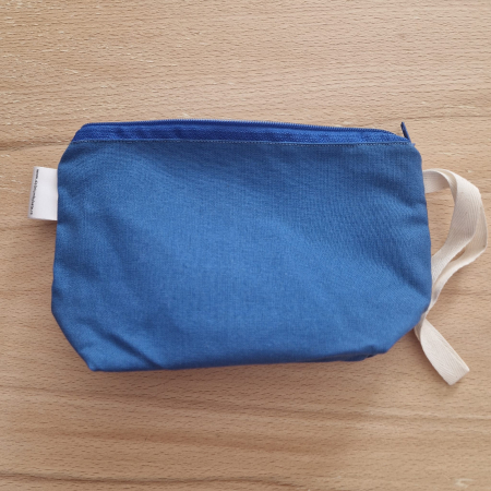 Săculeț pentru ronțăieli - Sac pentru ronțăieli cu fermoar - albastru