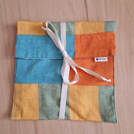 Săculeț pentru ronțăieli - Sac pentru ronțăieli cu șnur - multicolor