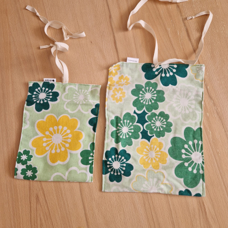 Sac pentru ronțăieli cu șnur - verde [2]