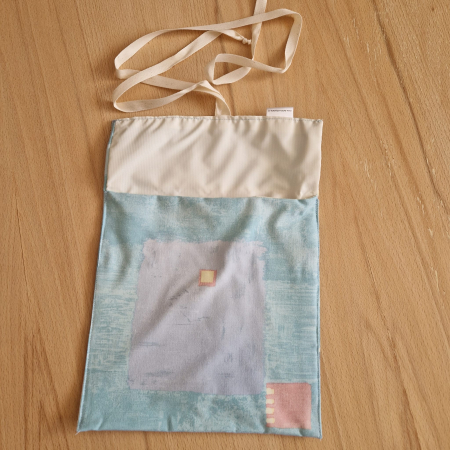 Sac pentru ronțăieli cu șnur - albastru pal [1]