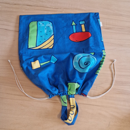 Săculeț de depozitare pentru pâine - albastru [2]