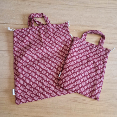 Săculeț de depozitare pentru pâine - bordo [1]