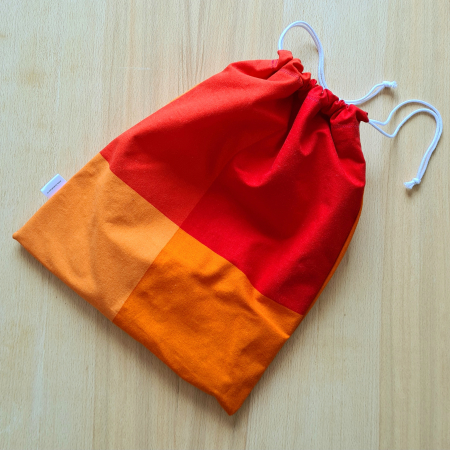 Săculeț de depozitare pentru pâine - portocaliu, roșu [2]