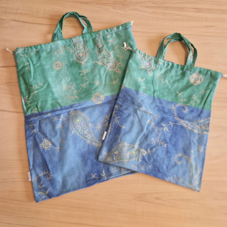 Kenyérzsák - kék-zöld [1]