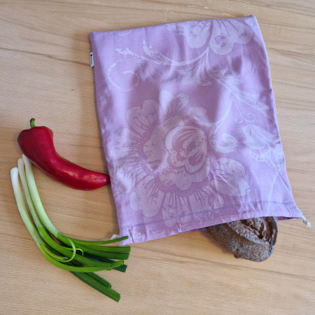 Săculeț de depozitare pentru pâine - mov