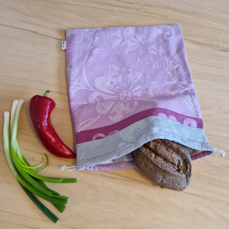 Săculeț de depozitare pentru pâine - mov