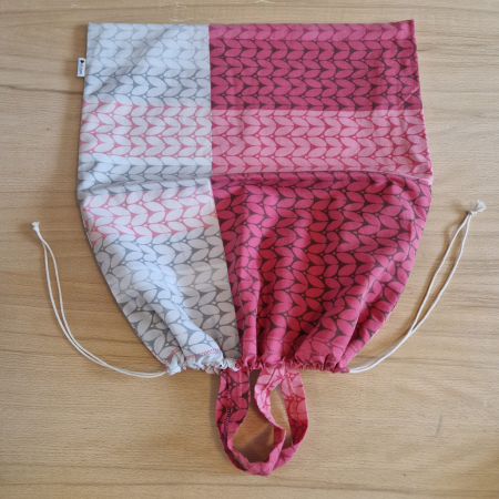 Săculeț de depozitare pentru pâine - roz [2]