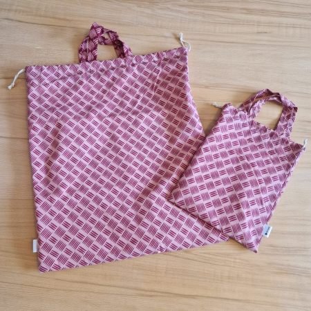 Săculeț de depozitare pentru pâine - roz pal [3]