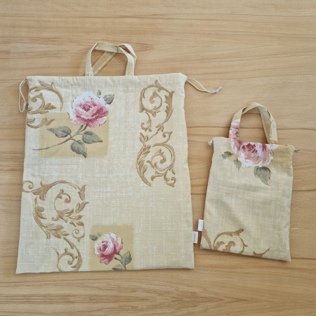 Săculeț de depozitare pentru pâine - floral vintage [2]