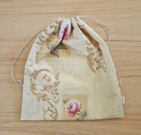 Săculeț de depozitare pentru pâine - floral vintage [1]