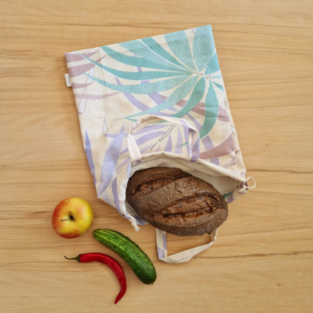 Săculeț de depozitare pentru pâine - Săculeț de depozitare pentru pâine -culori pastel