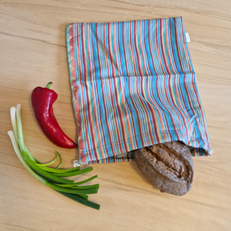 Săculeț de depozitare pentru pâine - multicolor