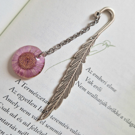 Semn de carte - Semn de carte cu floarea de bănuți